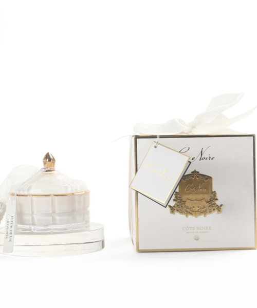 Jasmine Flower Tea Candle & Tassel